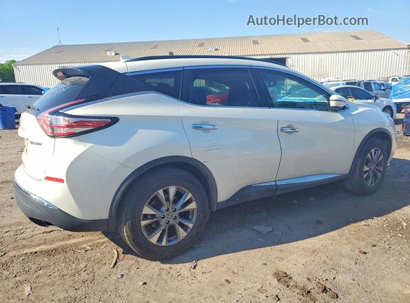 5N1AZ2MH2JN136894 2018 NISSAN MURANO Белый Задняя правая четверть