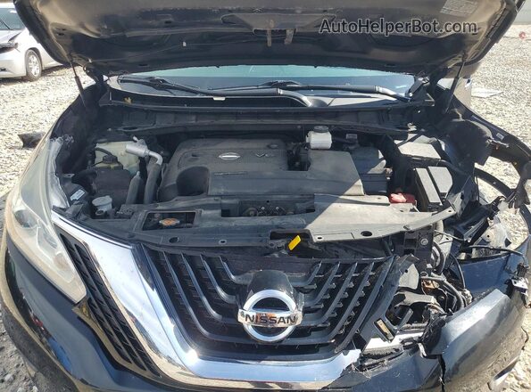 5N1AZ2MH2JN157843 2018 NISSAN MURANO Black Engine compartment view