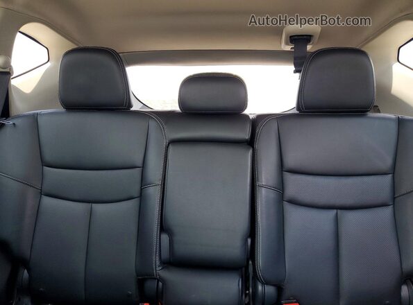 5N1AZ2MH2JN176019 2018 NISSAN MURANO Gray Հետևի նստատեղերի տեսք