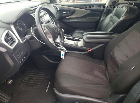 5N1AZ2MH2JN189952 2018 NISSAN MURANO Черный Вид салона спереди