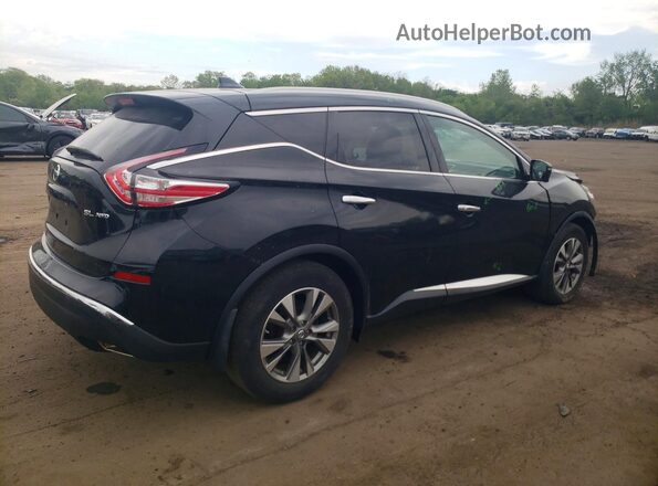 5N1AZ2MH2JN189952 2018 NISSAN MURANO Черный Задняя правая четверть