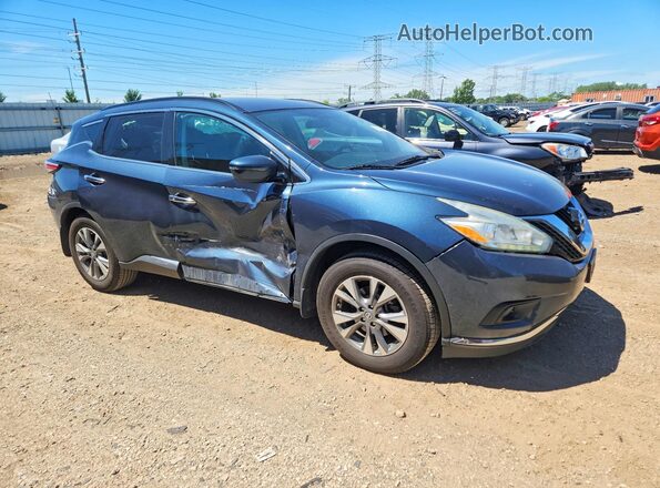 5N1AZ2MH3GN161778 2016 NISSAN MURANO Blue Delantero derecho