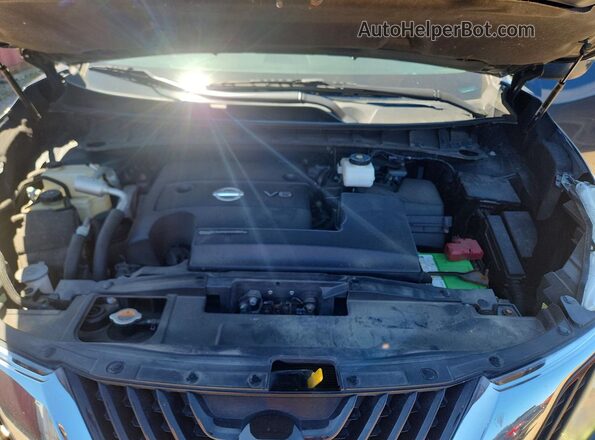5N1AZ2MH3GN161778 2016 NISSAN MURANO Blue Vista interior trasera