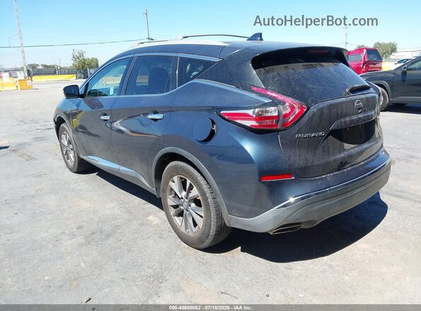 5N1AZ2MH3GN163787 2016 NISSAN MURANO Blue Задня ліва чверть