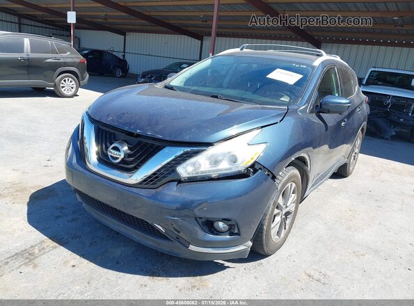 5N1AZ2MH3GN163787 2016 NISSAN MURANO Blue Вид спереду