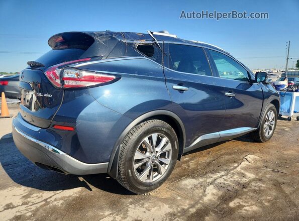 5N1AZ2MH3HN106636 2017 NISSAN MURANO Blue Հետևի աջ
