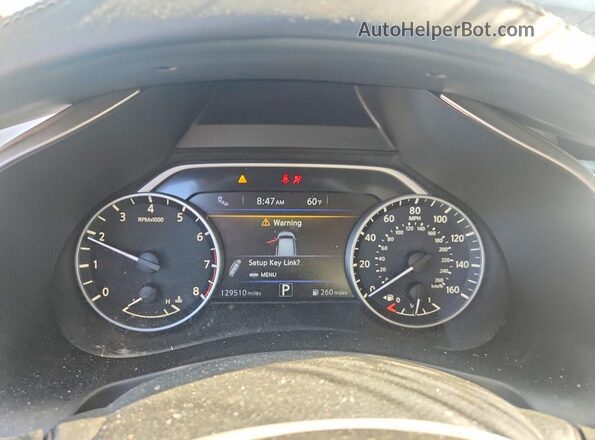 5N1AZ2MH3HN106636 2017 NISSAN MURANO Blue Սարքավորումների վահանակի տեսք