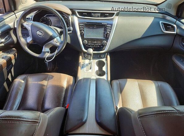 5N1AZ2MH3HN116485 2017 NISSAN MURANO Gray Widok deski rozdzielczej