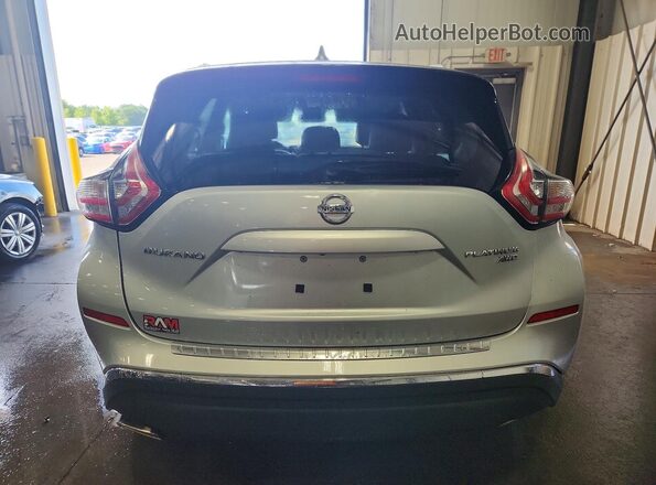 5N1AZ2MH3HN130919 2017 NISSAN MURANO Silver Вид ззаду