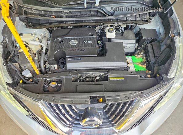 5N1AZ2MH3HN130919 2017 NISSAN MURANO Silver Вид задньої частини салону