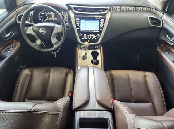 5N1AZ2MH3HN130919 2017 NISSAN MURANO Silver Вид панелі приладів