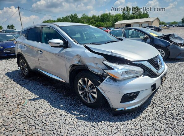 5N1AZ2MH3HN152225 2017 NISSAN MURANO Серебряный Передняя правая четверть