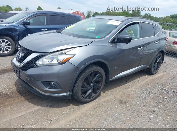 5N1AZ2MH3HN156386 2017 NISSAN MURANO Gray Передня ліва чверть
