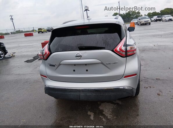 5N1AZ2MH4JN126481 2018 NISSAN MURANO Silver 