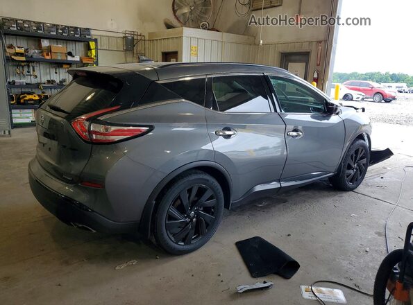 5N1AZ2MH4JN145709 2018 NISSAN MURANO Gray უკანა მარჯვენა