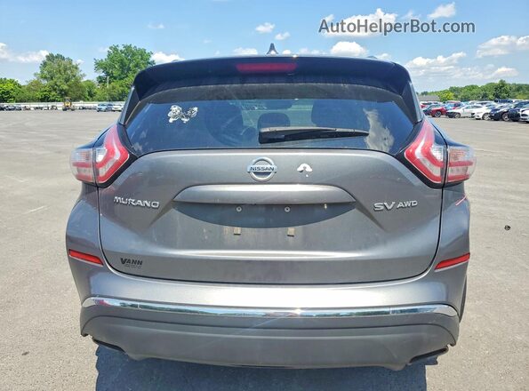 5N1AZ2MH4JN185918 2018 NISSAN MURANO Gray Հետևի տեսք