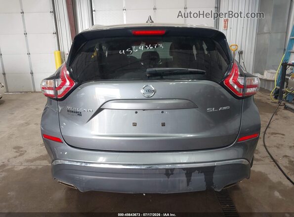 5N1AZ2MH4JN193341 2018 NISSAN MURANO Gray 