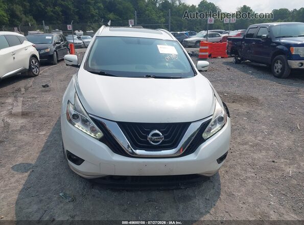 5N1AZ2MH5GN170871 2016 NISSAN MURANO White Widok zestawu wskaźników