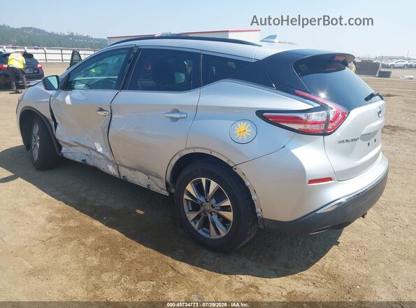 5N1AZ2MH5HN105956 2017 NISSAN MURANO Silver Задня ліва чверть