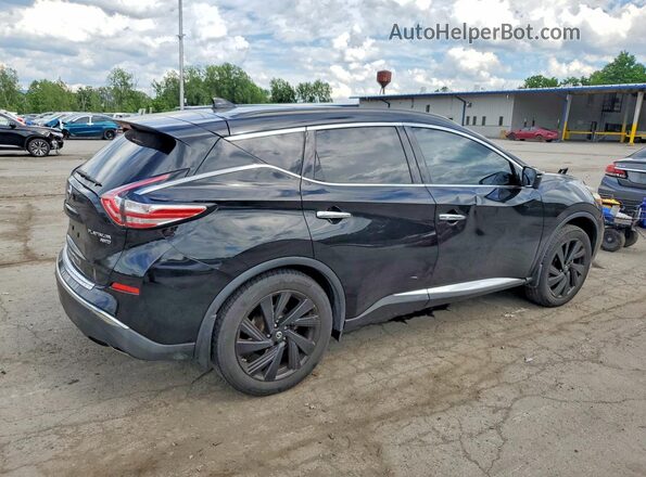 5N1AZ2MH5HN163095 2017 NISSAN MURANO Black Задня права чверть