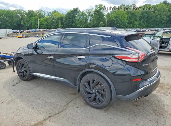 5N1AZ2MH5HN163095 2017 NISSAN MURANO Black Задня ліва чверть