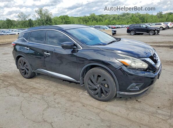 5N1AZ2MH5HN163095 2017 NISSAN MURANO Black Передня права чверть