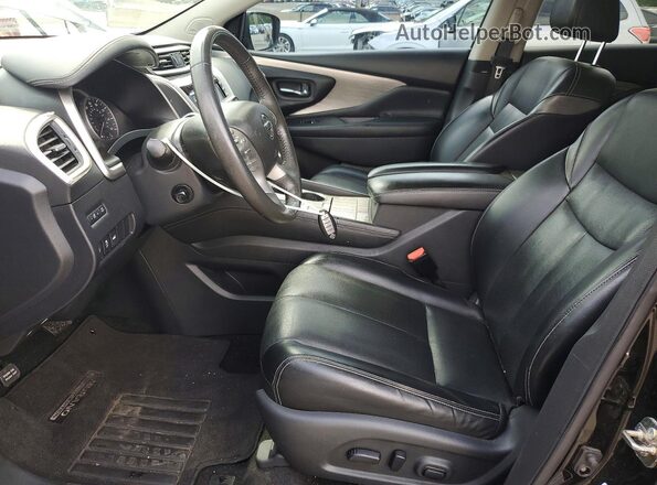 5N1AZ2MH5HN163095 2017 NISSAN MURANO Black Вид салону спереду