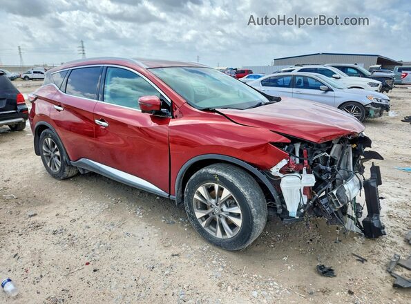 5N1AZ2MH5HN173240 2017 NISSAN MURANO Red Передня права чверть