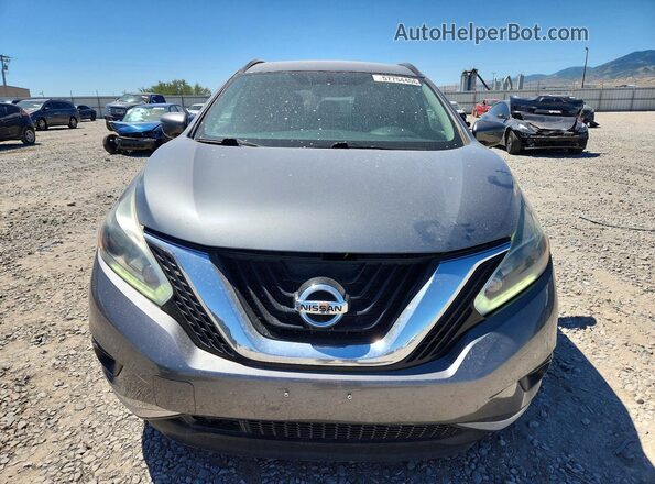 5N1AZ2MH5JN153110 2018 NISSAN MURANO Gray Դիմացի տեսք