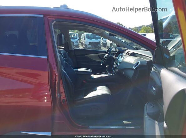 5N1AZ2MH6GN128824 2016 NISSAN MURANO Red წინა სალონის ხედი