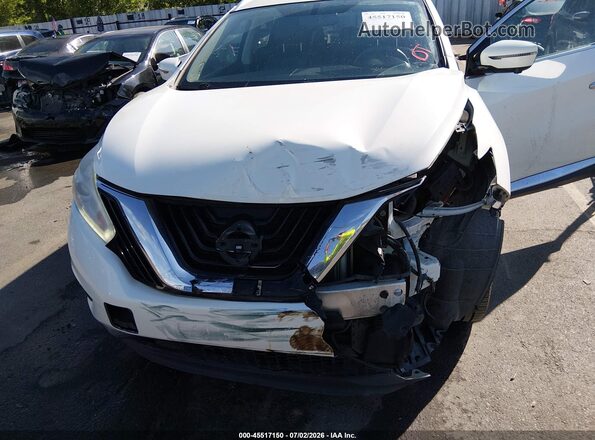 5N1AZ2MH6GN169809 2016 NISSAN MURANO White Դիմացի տեսք