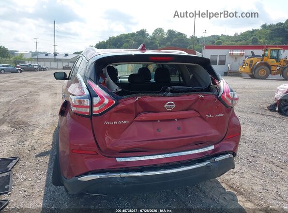 5N1AZ2MH6HN180147 2017 NISSAN MURANO Red Vista frontal