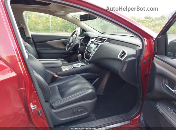 5N1AZ2MH6HN180147 2017 NISSAN MURANO Red Vista interior delantera