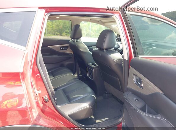 5N1AZ2MH6HN180147 2017 NISSAN MURANO Red Vista de la etiqueta del VIN