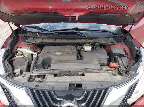5N1AZ2MH6HN180147 2017 NISSAN MURANO Red Vista trasera