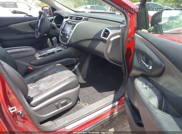 5N1AZ2MH6JN117331 2018 NISSAN MURANO Red Front interior view