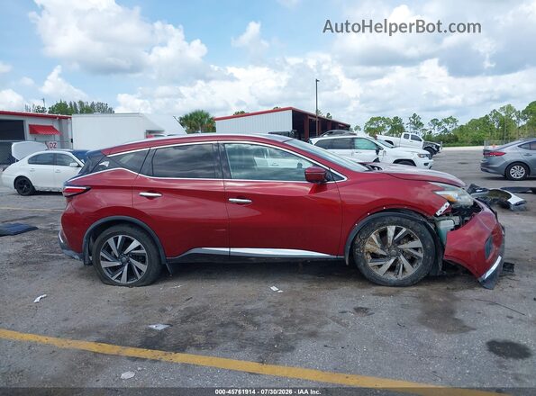5N1AZ2MH6JN117331 2018 NISSAN MURANO Red Rear interior view