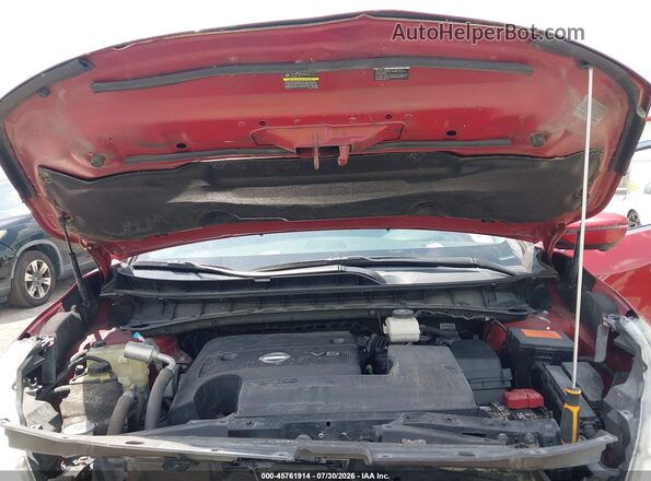 5N1AZ2MH6JN117331 2018 NISSAN MURANO Red Rear view