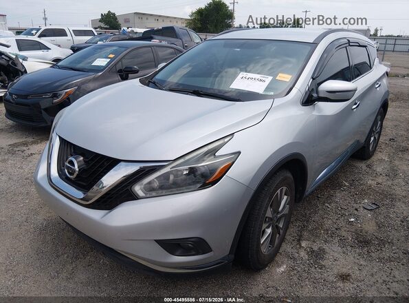 5N1AZ2MH6JN137420 2018 NISSAN MURANO Серебряный Передняя левая четверть