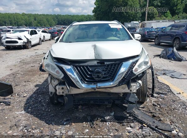 5N1AZ2MH7GN159547 2016 NISSAN MURANO White Vista del cuadro de instrumentos