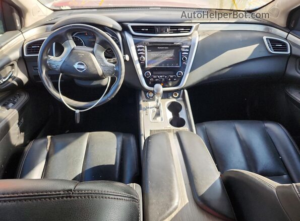5N1AZ2MH7HN187401 2017 NISSAN MURANO Red წინა პანელის ხედი
