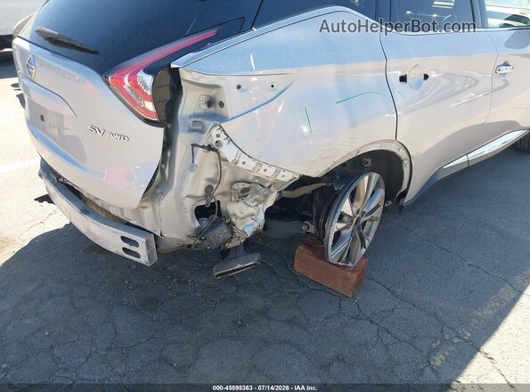 5N1AZ2MH7JN131769 2018 NISSAN MURANO Серебряный Вид спереди