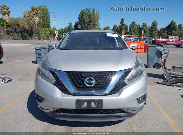 5N1AZ2MH7JN131769 2018 NISSAN MURANO Серебряный Вид задней части салона