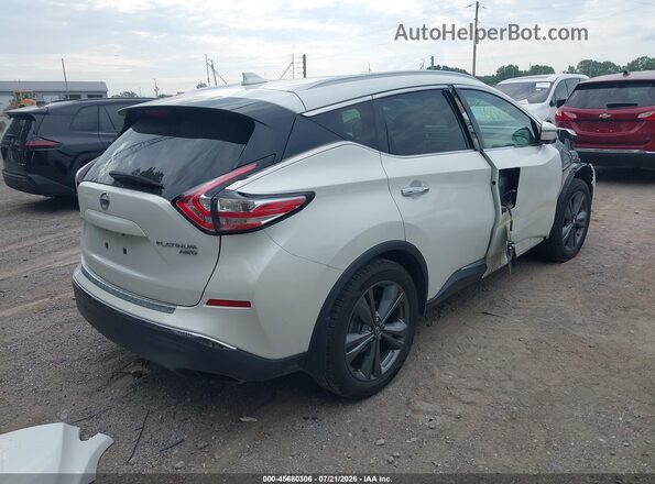 5N1AZ2MH8HN119320 2017 NISSAN MURANO White Tył prawy