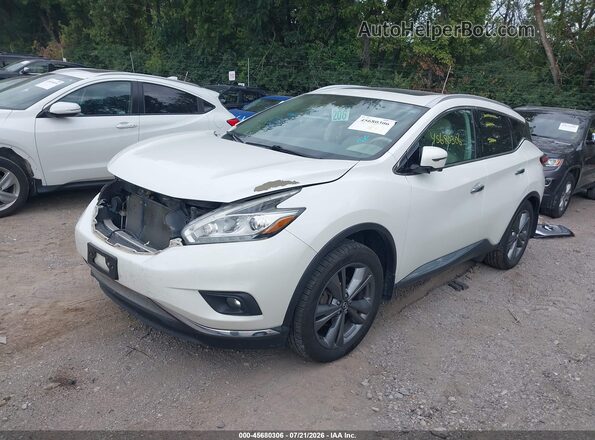 5N1AZ2MH8HN119320 2017 NISSAN MURANO White Przód lewy
