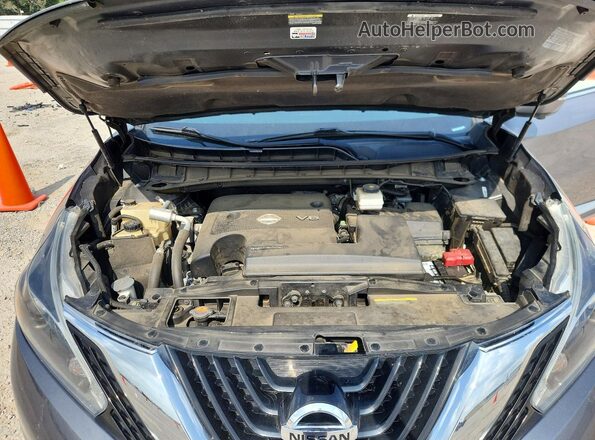 5N1AZ2MH8JN174968 2018 NISSAN MURANO Gray Widok komory silnika