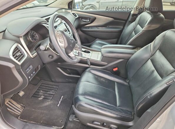 5N1AZ2MH9GN104288 2016 NISSAN MURANO Silver Front interior view