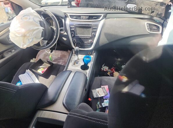 5N1AZ2MHXGN149806 2016 NISSAN MURANO Silver Dashboard view