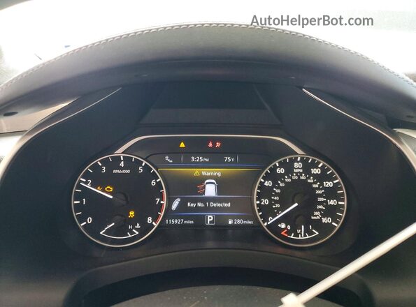 5N1AZ2MHXHN114491 2017 NISSAN MURANO Gray Vista del cuadro de instrumentos