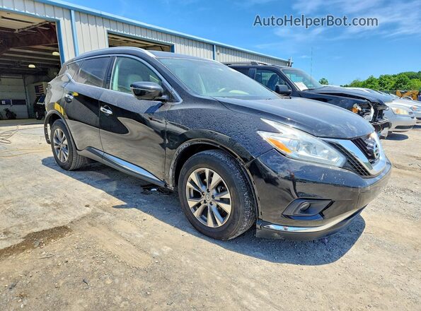 5N1AZ2MHXHN184833 2017 NISSAN MURANO Black Przód prawy